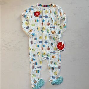 Magnetic Me Perfect Pickle Paddles Footie 9-12 12-18 months